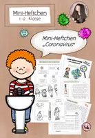 Vorschau - Arbeitsblätter - Coronavirus Mini-Heft | Gesundheit Hygiene Sachunterricht - Deckblatt