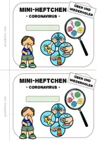 Vorschau - Arbeitsblätter - Coronavirus Mini-Heft | Gesundheit Hygiene Sachunterricht - Seite 1