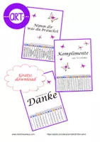 Vorschau - Poster - Teile Komplimente - Sag einfach mal Danke - oder was brauchst du gerade? - Deckblatt
