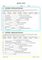 Vorschau - Arbeitsblätter - will future Grammatiktest - Words and Grammar - Seite 3