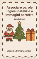 anteprima - Schede informative - Associare parole inglesi natalizie a immagini corrette - SL - Pagina di copertina