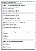 anteprima - Schede informative - Write argumentative sentences about the value of sharing at Christmas - SL - Pagina 2