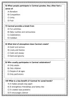 anteprima - Schede informative - Write short argumentative paragraphs on the social value of Carnival - SL - Pagina 3