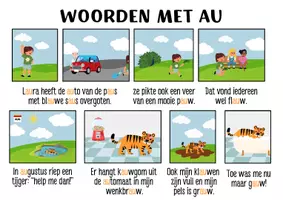 Voorbeeld - Posters spelling 3e leerjaar - Voorblad