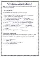anteprima - Schede informative - Create a flowchart of Easter traditions with instructions in English - SL - Pagina 1