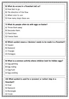 anteprima - Schede informative - Create a flowchart of Easter traditions with instructions in English - SL - Pagina 3