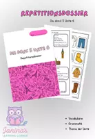 Vorschau - Arbeitsblätter - Repetitionsdossier dis donc! 5 - Unité 6 - Deckblatt