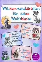 Vorschau - Mal- und Bastelvorlagen - Materialpaket für deine Wolfsklasse - Seite 1