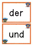 Vorschau - Anderer Materialtyp - Blitzlesen der 100 häufigsten Wörter (Sammelkartei) - Seite 2