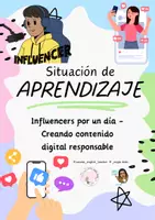Vista previa - Unidades / Secuencias / Situaciones de Aprendizaje - Situación de aprendizaje - Influencers por un día - Portada