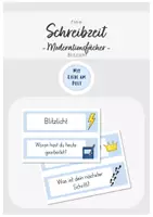 Vorschau - Poster - Freie Schreibzeit - Blitzlicht Moderationsfächer - Deckblatt