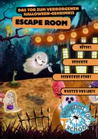 Vorschau - Arbeitsblätter - Escape Room - Halloween Klasse 5 6 7 - Deckblatt