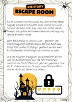 Vorschau - Arbeitsblätter - Escape Room - Halloween Klasse 5 6 7 - Seite 1