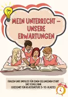 Vorschau - Arbeitsblätter - Materialpaket zum Schulstart - Spielerisch Erwartungen entdecken - Seite 1