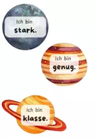 Vorschau - Anderer Materialtyp - Affirmationskarten Weltraum/Affirmationsplaneten - Seite 3