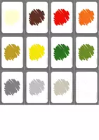 Vista previa - Refuerzo / NEE / Materiales de apoyo - Colores en italiano (baraja completa + juego de memoria) - página 3