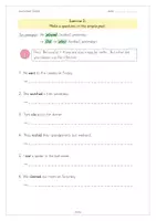 Vorschau - Arbeitsblätter - Materialpaket simpl past: questions, short answers - Seite 3