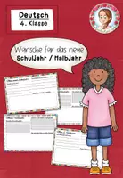 Vorschau - Arbeitsblätter - Wünsche und Vorsätze 2. Halbjahr | Freebie Klasse 1-6 - Deckblatt