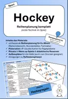 Vorschau - Stundenentwürfe - Hockey (komplette Reihenplanung) - Deckblatt