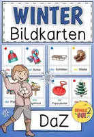 Vorschau - Fördermaterial/Inklusion - WINTER / Bildkarten - Deckblatt