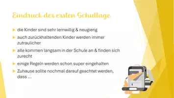 Vorschau - Präsentationen/Tafelbilder - 1. Elternabend im 1. Schuljahr - Seite 3