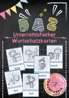 Vorschau - Präsentationen/Tafelbilder - DAZ Unterrichtsfächer - Wort- und Bildkarten - Deckblatt
