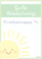 Vorschau - Mal- und Bastelvorlagen - Mappe für Kranke - fehlende SuS - Deckblatt