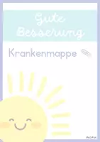 Vorschau - Mal- und Bastelvorlagen - Mappe für Kranke - fehlende SuS - Seite 1