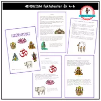 förhandsvisning - Hinduism arbetshäfte åk 4-6 - försättsblad