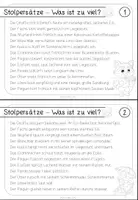 Vorschau - Arbeitsblätter - Stolpersätze - Sommerferien der Klassentiere - Seite 3