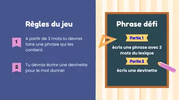 Aperçu - Jeux - défi phrase et devinette by ProfdeAaZ - Page 1