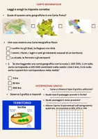 anteprima - Esercizi - VERIFICA DI INGRESSO GEOGRAFIA CL 5 - Pagina 2