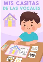Vista previa - Hojas de trabajo - Casitas de Vocales - Portada