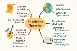 Vorschau - Arbeitsblätter - Arbeitsblätter zum Thema "Spanische Sprache" (Lückentext, Hörverstehen) + Lösung & MP3 + Mindmap - Seite 2