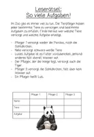 Vorschau - Arbeitsblätter - Leserätsel: "Im Zoo" (Logical) - Seite 2
