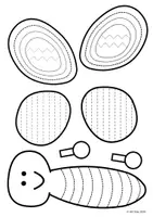 Vorschau - Mal- und Bastelvorlagen - Feinmotorik Schmetterling – Nachspuren, Ausmalen, Schneiden & Kleben | Differenzierte Bastelvorlage - Seite 3