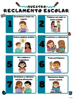 Vista previa - Refuerzo / NEE / Materiales de apoyo - Reglamento del aula inclusivo con pictogramas: Normas de convivencia para todos - Portada
