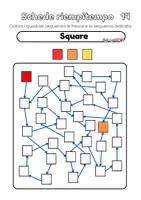 anteprima - Giochi - SCHEDE RIEMPI TEMPO ABILITA' VISUO SPAZIALI (Square) - Pagina 3