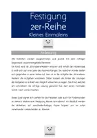 Vorschau - Spiele - Festigung 2er-Reihe | Mathespiel Kleines Einmaleins - Deckblatt