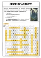 Vorschau - Arbeitsblätter - Gruselige Adjektive (Übungsaufgaben) - Seite 3