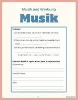 Vorschau - Arbeitsblätter - Musik und Werbung: Originalmusik, Lizenzierte Musik, Jingle - Seite 3