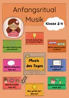 Vorschau - Poster - Materialpaket: Anfangsritual und Regeln im Musikunterricht - Seite 1