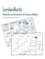 Vorschau - Arbeitsblätter - Lernlandkarte Moralstufen der Moralentwicklung nach Kohlberg - Deckblatt