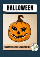Vorschau - Arbeitsblätter - Halloween (Sachtext mit Aufgaben) - Deckblatt
