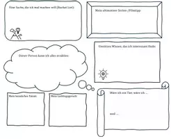 Vorschau - Arbeitsblätter - Steckbrief: Das bin ich! (Variante 2) (Sek. 1) - Deckblatt