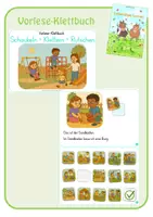 Vorschau - Fördermaterial/Inklusion - Vorlese-Klettbuch: Schaukeln - Klettern - Rutschen - Deckblatt