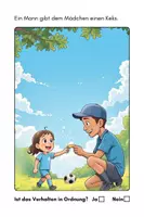 Vorschau - Arbeitsblätter - Mein Gefühl zählt! Starke Kinder beim Fussball (bunte Grafiken) - Seite 1