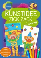 Vorschau - Stundenentwürfe - Zick Zack Clown – Fertige Kunststunde | Clown Kunst | Clown basteln Klasse 1 | Clownsbilder | Kunst Vertretung Grundschule | Fasching Kunst | Fasching basteln | Kunstidee Fasching - Deckblatt