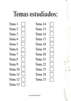 Vista previa - Evaluación - ORGANIZADOR TEMAS/ESTUDIO OPOS MAESTRA INFANTIL - página 2