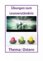 Vorschau - Arbeitsblätter - Leseverständnis: Ostern (Einzel- oder Partnerarbeit) - Deckblatt